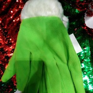 Grinch Green Gloves